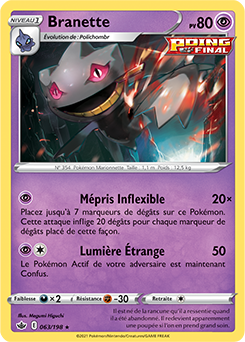 Carte Pokémon Branette 63/198 de la série Règne de Glace en vente au meilleur prix