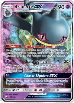 Carte Pokémon Branette GX 66/168 de la série Tempête Céleste en vente au meilleur prix