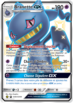 Carte Pokémon Branette GX SV61/SV94 de la série Destinées Occultes en vente au meilleur prix