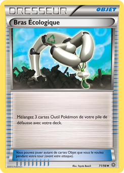 Carte Pokémon Peu commune Bras Écologique 71/98 de la série Origines Antiques