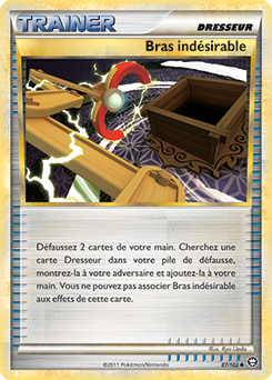 Carte Pokémon Peu commune Bras indésirable 87/102 de la série Triomphe