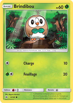 Carte Pokémon Brindibou 9/149 de la série Soleil & Lune en vente au meilleur prix