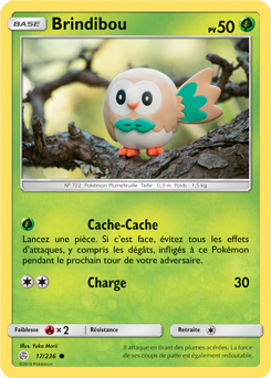 Carte Pokémon Brindibou 17/236 de la série Éclipse Cosmique en vente au meilleur prix