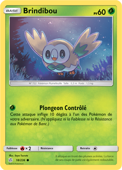 Carte Pokémon Brindibou 18/236 de la série Éclipse Cosmique en vente au meilleur prix