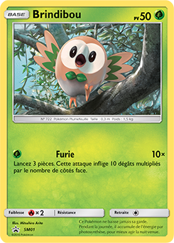 Carte Pokémon Brindibou SM01 de la série Promos Soleil et Lune en vente au meilleur prix