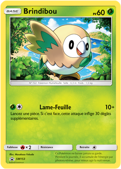 Carte Pokémon Brindibou SM153 de la série Promos Soleil et Lune en vente au meilleur prix