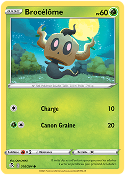 Carte Pokémon Brocélôme 16/264 de la série Poing de Fusion en vente au meilleur prix