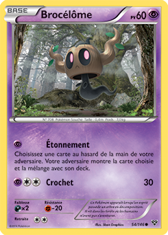 Carte Pokémon Brocélôme 54/146 de la série X&Y en vente au meilleur prix