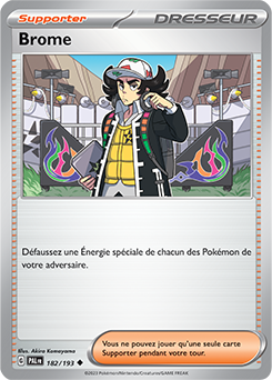 Carte Pokémon Brome 182/193 de la série Évolutions à Paldea en vente au meilleur prix