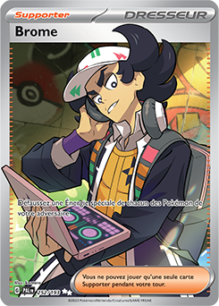 Carte Pokémon Ultra rare Brome 252/193 de la série Évolutions à Paldea