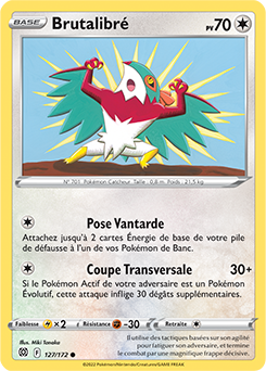 Carte Pokémon Communes Brutalibré 127/172 de la série Stars Étincelantes