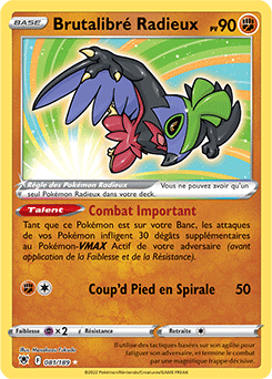 Carte Pokémon Brutalibré Radieux 081/189 de la série Astres Radieux en vente au meilleur prix