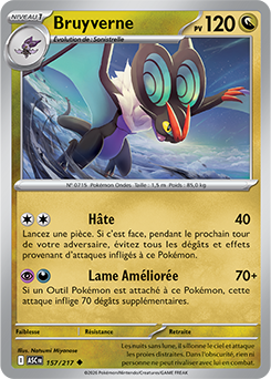 Carte Pokémon Bruyverne 157/217 de la série Héros Transcendants en vente au meilleur prix