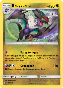 Carte Pokémon Bruyverne 159/236 de la série Harmonie des Esprits en vente au meilleur prix