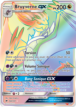 Carte Pokémon Bruyverne GX 160/147 de la série Ombres Ardentes en vente au meilleur prix
