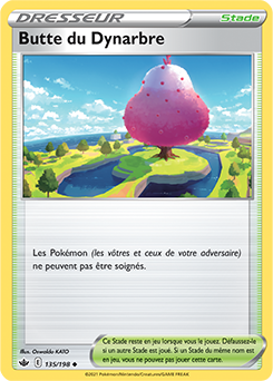 Carte Pokémon Butte du Dynarbre 135/198 de la série Règne de Glace en vente au meilleur prix