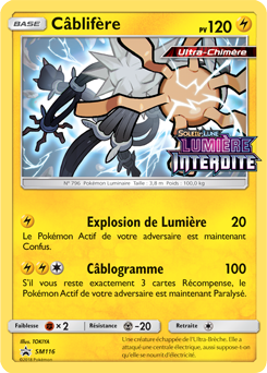 Carte Pokémon Câblifère SM116 de la série Promos Soleil et Lune en vente au meilleur prix