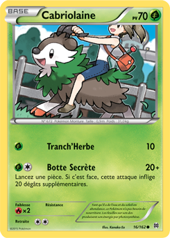 Carte Pokémon Cabriolaine 16/162 de la série Impulsion Turbo en vente au meilleur prix