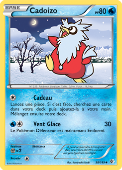 Carte Pokémon Cadoizo 38/149 de la série Frantières Franchies en vente au meilleur prix