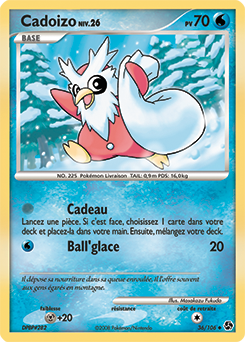 Carte Pokémon Peu commune Cadoizo 36/106 de la série Duels au Sommet