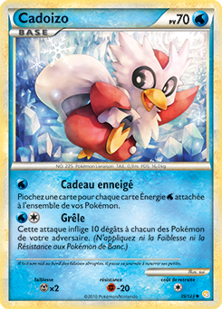 Carte Pokémon Peu commune Cadoizo 39/123 de la série HeartGold SoulSilver