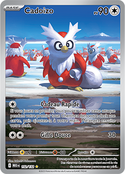 Carte Pokémon Illustration rare Cadoizo 152/132 de la série Méga-Évolution