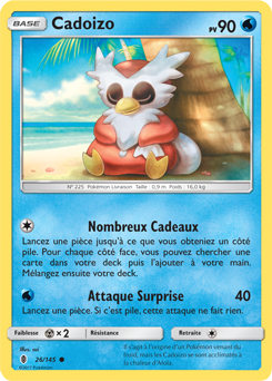 Carte Pokémon Commune Cadoizo 26/145 de la série Gardiens Ascendants