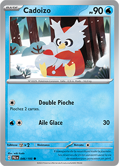 Carte Pokémon Cadoizo 046/193 de la série Évolutions à Paldea en vente au meilleur prix