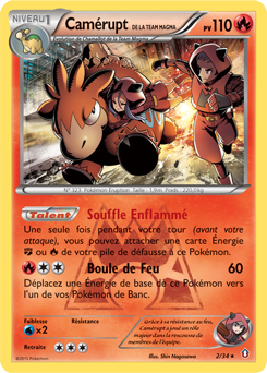 Carte Pokémon Camérupt de la Team Magma 2/34 de la série Double Danger en vente au meilleur prix