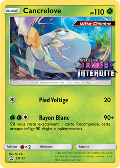 Carte Pokémon Cancrelove SM115 de la série Promos Soleil et Lune en vente au meilleur prix