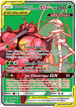 Carte Pokémon Cancrelove Mouscoto GX 191/214 de la série Alliance Infallible en vente au meilleur prix