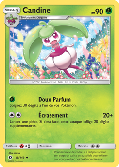 Carte Pokémon Candine 19/149 de la série Soleil & Lune en vente au meilleur prix