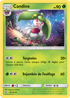 Carte Pokémon Candine 18/236 de la série Harmonie des Esprits en vente au meilleur prix