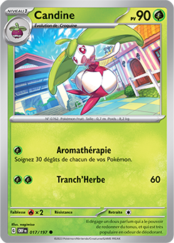 Carte Pokémon Communes Candine 17/197 de la série Flammes Obsidiennes