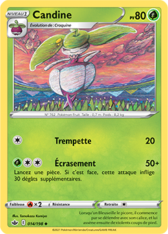 Carte Pokémon Candine 14/198 de la série Règne de Glace en vente au meilleur prix