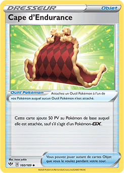 Carte Pokémon Cape d Endurance 160/189 de la série Ténèbres Embrasées en vente au meilleur prix