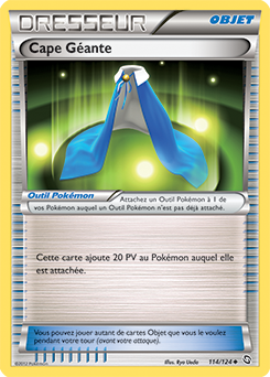 Carte Pokémon Peu commune Cape Géante 114/124 de la série Dragons Éxaltés