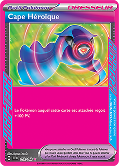 Carte Pokémon Cape Héroïque 152/162 de la série Forces Temporelles en vente au meilleur prix