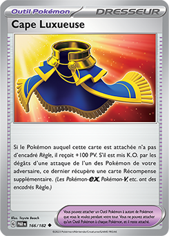 Carte Pokémon Cape Luxueuse 166/182 de la série Faille Paradoxe en vente au meilleur prix