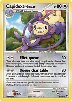 Carte Pokémon Capidextre 3/123 de la série Trésors Mystérieux en vente au meilleur prix