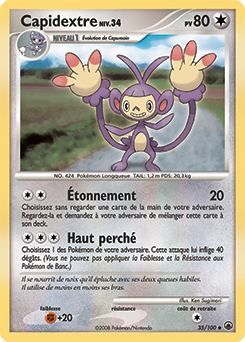 Carte Pokémon Capidextre 35/100 de la série Aube Majestueuse en vente au meilleur prix