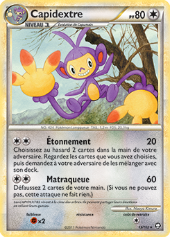 Carte Pokémon Capidextre 13/102 de la série Triomphe en vente au meilleur prix