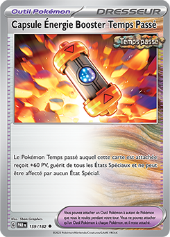 Carte Pokémon Capsule Énergie Booster Temps Passé 159/182 de la série Faille Paradoxe en vente au meilleur prix