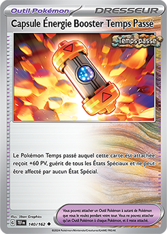 Carte Pokémon Capsule Énergie Booster Temps Passé 140/162 de la série Forces Temporelles en vente au meilleur prix