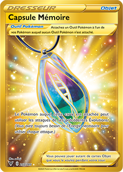 Carte Pokémon Capsule Mémoire 202/185 de la série Voltage Éclatant en vente au meilleur prix