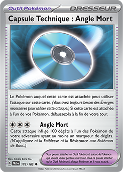 Carte Pokémon Peu commune Capsule Technique : Angle Mort 176/182 de la série Faille Paradoxe