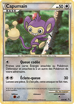 Carte Pokémon Commune Capumain 43/95 de la série Déchaînement