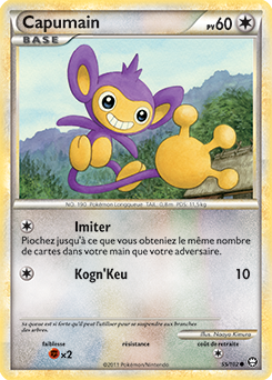 Carte Pokémon Capumain 55/102 de la série Triomphe en vente au meilleur prix