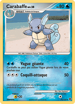 Carte Pokémon Carabaffe 75/132 de la série Merveilles Secrètes en vente au meilleur prix