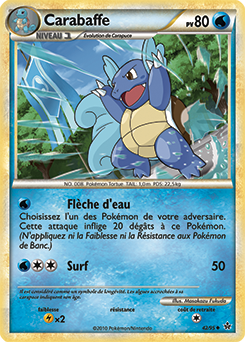 Carte Pokémon Carabaffe 42/95 de la série Déchaînement en vente au meilleur prix